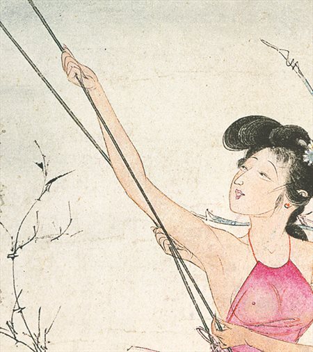 杜集-胡也佛的仕女画和最知名的金瓶梅秘戏图